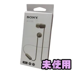 ★未使用★ ワイヤレスイヤホン SONY ソニー ワイヤレスステレオヘッドセット WI-C100 ホワイト JYN207547相
