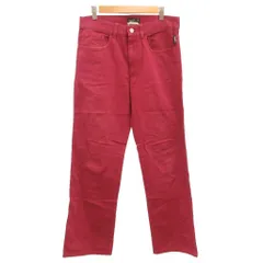 アニエスベーオム Agnes b. homme パンツ 36 ワインレッド アンクル丈 ストレートシルエット 無地 /SD ■ECG005のサムネイル