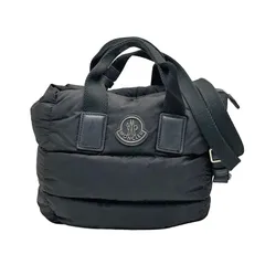 MONCLER モンクレール 24SS MINI CARADOC ミニ カラドック トートバッグ J109B5L00018 2way ショルダーバッグ ナイロン コットン レザー メンズ ブラックのサムネイル