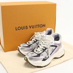 ルイヴィトン LV ラン55 スニーカー ホワイト モノグラム箱付き36.5