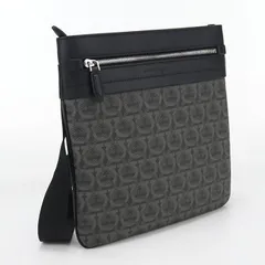 FERRAGAMO フェラガモ 24 A225 ショルダーバッグ ファブリック【中古】 メンズのサムネイル