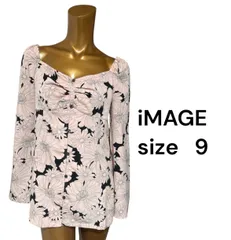 No.430 (♡)iMAGE  フラワー柄  トップス フェアリー y2kのサムネイル