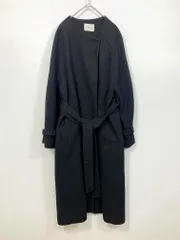 MURUA ムルーア 011950000501 定価15290円 ノーカラーガウン コート sizeS/黒 ■■レディースのサムネイル