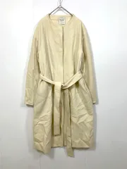 UNITED TOKYO ユナイテッドトウキョウ 509458003 ノーカラーベルテッド コート size1/アイボリー ◆■◎レディースのサムネイル