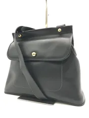 Christian Dior　ディオール　ショルダーバッグ　ヴィンテージ　レザー　クロスボディ　ブラック系　2183のサムネイル