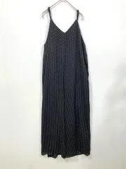 美品 CHILD WOMAN チャイルドウーマン ドット キャミソール サロペット オーバーオール sizeF/黒 ■◆レディースのサムネイル