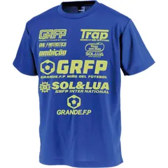 grande(グランデ) SOL・LUAドライメッシュTシャツ フットサル半袖 Tシャツ (gfph23005-8764)、NVY/L.YELのサムネイル