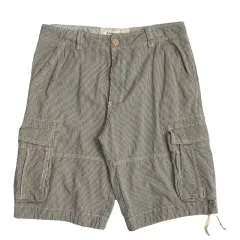 ABERCROMBIE & FITCH ストライプ カーゴ ハーフパンツ 36