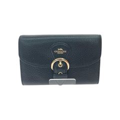 COACH 二つ折り財布 C6390 ブラック 新品 - メルカリ