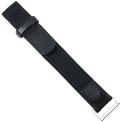 ルミノックス 腕時計 交換ベルト ストラップ 22mm ネイビーシール DRI-LEX ベルクロ ブラック シールドロゴ スチールバックル LUMINOX FNX.3900.29Q.1.K Navy SEAL FNX-3900-29Q-1-Kのサムネイル