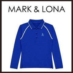 MARK&LONA【完売】ニット半袖(マークアンドロナ)36Sブラック黒ゴルフ