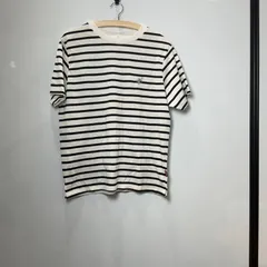 【美品】Java ジャバ ボーダー Tシャツ 半袖 ホワイト ブラック 白 黒 カットソー トップス プルオーバー クルーネック 丸首 レディース ファッション カジュアル ストリート アウトドア 春 夏 服【送料無料・即購入OK】のサムネイル