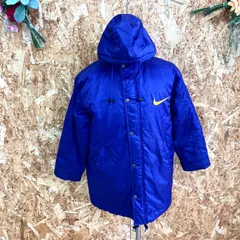 SG6082 NIKE キッズベンチコート 紫、黄色  L