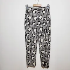 STELLA McCARTNEY ステラマッカートニー シルク100% 総柄 テーパードパンツ 34のサムネイル