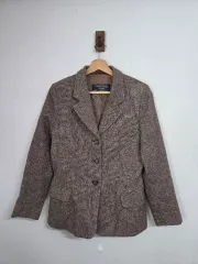 90s ミックス麻ウィークエンド ブレーザー ジャケット 42