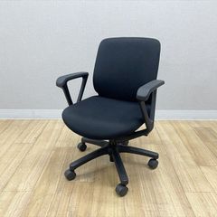 KOKUYO ヴィンテージ 肘付き ファブリック オフィスチェア コクヨ ③ 