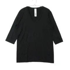 ATTACHMENT アタッチメント カットソー Uネック コットン ストレッチ 七分袖 Tシャツ FK-1 ブラック 3【L】 メンズ 【中古】のサムネイル