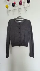 (新品) ZARA グレー カーディガン S