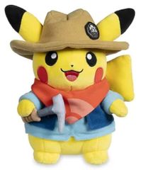 海外ポケモンセンター限定版ピカチュウ 探検家 ぬいぐるみ - メルカリ