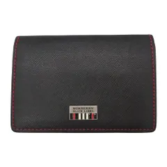 BURBERRY BLACK LABEL バーバリーブラックレーベル カードケース レザー ロゴプレート パスケース 名刺入れ ブラック メンズ 【中古】のサムネイル