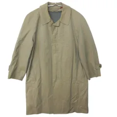 Durban ダーバン ステンカラーコート バルマカーンコート チェック柄ライナー付き 玉虫色 S メンズ 【中古】のサムネイル