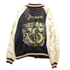 HOUSTON ヒューストン ブルゾン スカジャン アウター キルティング ブラック M【M】 メンズ 【中古】のサムネイル