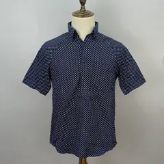 RadmesS MEN'S BIGI　Мサイズ　半袖シャツ　コットン100%　アンカー柄　ラッドメス メンズビギ　【0914】のサムネイル