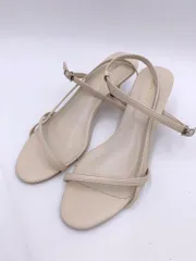PAPILLONNER パピヨネ 定価13200円 ヒール アンクルストラップ サンダル sizeL/ベージュ ■◆レディースのサムネイル