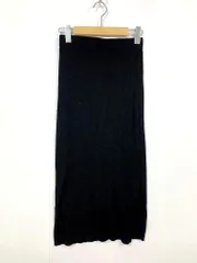 B:MING BEAMS ビームス 93-27-0391-803 リブ ロングタイト スカート sizeS/黒 ■■レディースのサムネイル