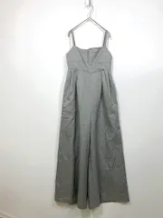 美品 Heather ヘザー HE070316TO 定価8250円 バックオープンオールインワン サロペット オーバーオール sizeF/グレー  ■■レディースのサムネイル