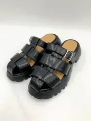 BEAMS HEART ビームスハート ボリュームソール グルカ サンダル sizeS/黒 ■◆レディースのサムネイル