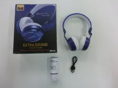 【TAKA96-02】◇YSN　EXTRA SOUND HEAD PHONE　ワイヤレスヘッドホン　ブルーのサムネイル