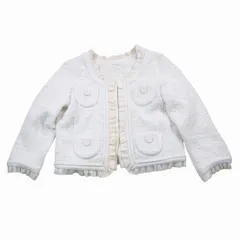 TO BE CHIC トゥービーシック ノーカラージャケット レディース 【中古】のサムネイル