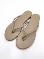 GALLARDAGALANTE ガリャルダガランテ 2.718 フラット トング サンダル size38/ベージュ ■◆レディースのサムネイル