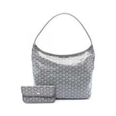 ゴヤール GOYARD ショルダーバッグ ボエム ホーボーバッグ BOHEMEPMLTY51CL51P グレー PVCコーティングキャンバス レザー ボエム ホーボーバッグ レディース Used A