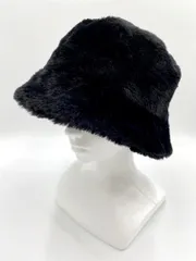 MOUSSY マウジー 010EA750-5430 F／FUR BUCKET ハット sizeF/黒 ◆■レディースのサムネイル