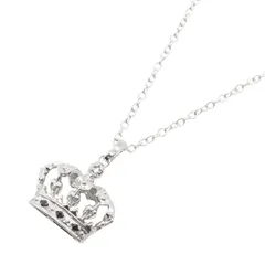 ディーアンドジー D&G ネックレス クラウン BKダイヤ ネックレス WALK5GWWH01 首回54.5/64cm K18WG（ホワイトゴールド） ダイヤモンド クラウン BKダイヤ ネックレスのサムネイル