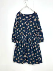 SLOBE IENA スローブイエナ 11-040-912-5020-4-0 花柄 ワンピース 紺 ■■レディースのサムネイル