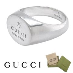 新品 GUCCI グッチ 指輪 リング シルバー 日本サイズ 10号 - メルカリ