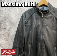 Massimo Dutti マッシモ ドゥッティー レザーライダースジャケットのサムネイル