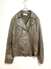 SELECT MOCA セレクトモカ 25317A331 フェイクレザー ライダース ジャケット sizeM/モカ ■■レディースのサムネイル