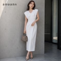 anuans オフショルコンシャスワンピース - メルカリ