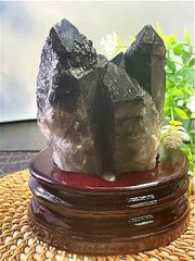 AAA級【魔除け】◇天然モリオン(黒水晶）クラスターB91C6/88C06A