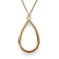 [ジュエル ボックス] JewelVOX ネックレス レディース ロング ドロップ 大ぶり 金属アレルギー対応 ニッケルフリー おしゃれ 人気 大人 (ゴールド)のサムネイル