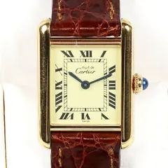 【美品】Cartier カルティエ マストタンク ヴィンテージ 高級腕時計 115758 クォーツ 動作確認済み【TV99】のサムネイル