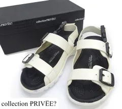 COLLECTION PRIVEE?/コレクションプリヴェ/スポーツサンダル/サイズ36/約23cm/ホワイト/イタリア製/FF2424のサムネイル