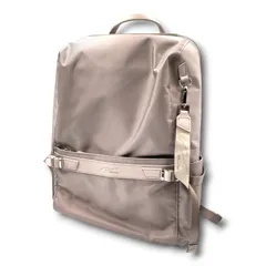 美品 W&.Day/Night ダブルアンドデイナイト Lycka リッカ スクエアリュック ビジネスリュック バックパック A4サイズ 多機能 スモーキーピンク レディース 通年 ゴーゴー古着セントラルパーク名古屋店 24 No.久2128