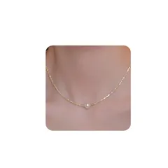 [Mesaro] パール ネックレス レディース 結婚式 ネックレス ペンダント サージカルステンレス 金属アレルギー対応 つけっぱなし ジルコニア 細い 繊細 真珠 カジュアル オシャレ 冠婚葬祭 ギフトボックス付き シンプル 人気 誕生日 母の日 贈り物