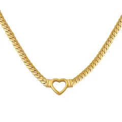 18K金ネックレス レディース シンプルデザイン 調整可能 イエローゴールド プレゼント用 ペンダント付き 大人女性向け (18K-Style02)のサムネイル