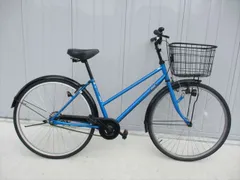 F146★整備済み★完成車発送★中古シティ自転車【アサヒ　26インチ　シティ　青　 】のサムネイル